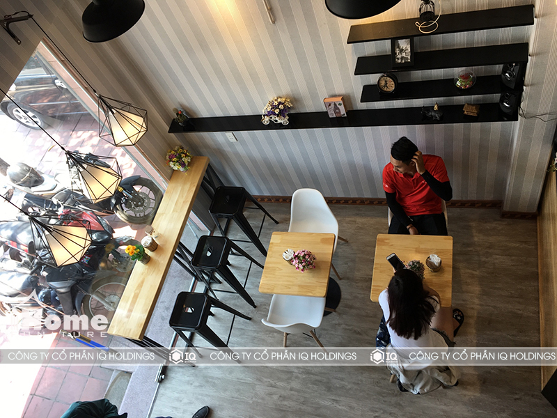 mẫu thiết kế quán trà sữa nhỏ